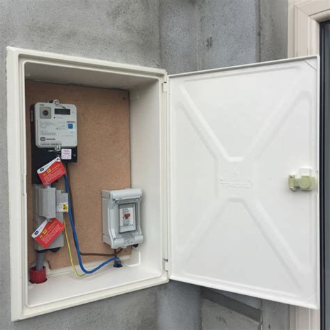 how to fit a flush electric meter box|exterior electrical meter box.